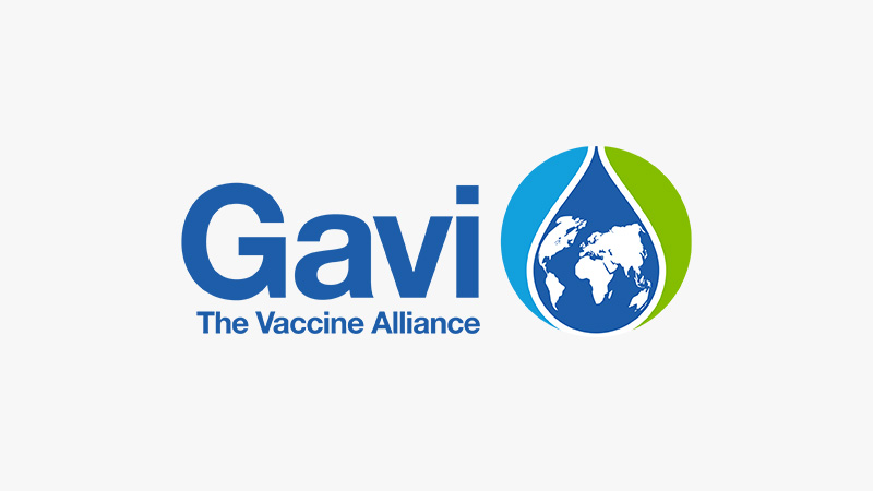 Gavi logo with byline phrase The Vaccine Alliance.