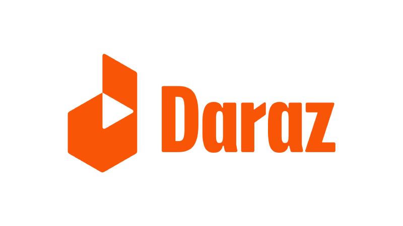 A logo of Daraz