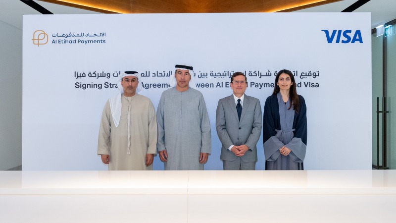 Signing strategic agreement between Al Etihad Payments and Visa
