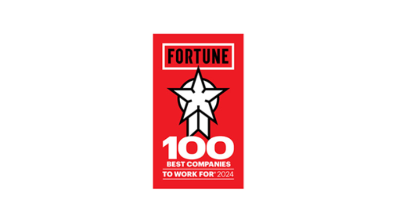 Fortune 100 best companies to work for badge, 2024